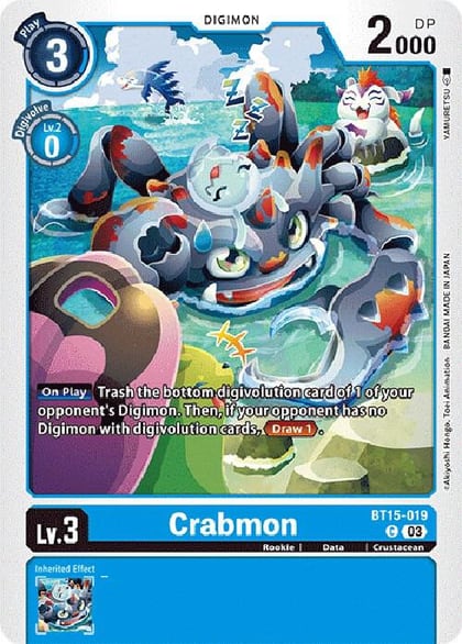 Crabmon, Exceed Apocalypse BT15-019 C