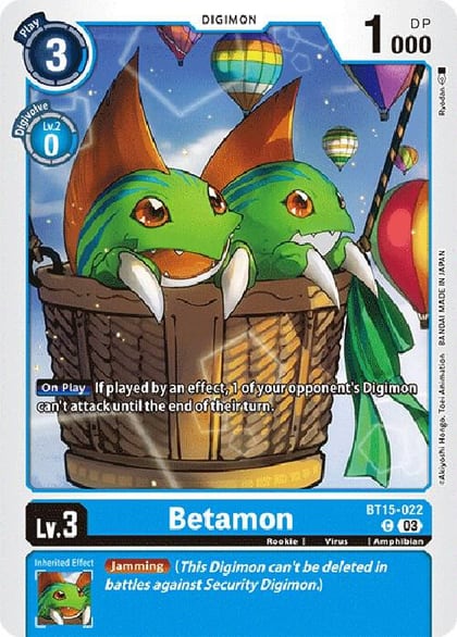 Betamon, Exceed Apocalypse BT15-022 C