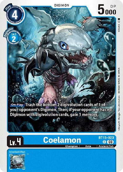 Coelamon, Exceed Apocalypse BT15-023 U