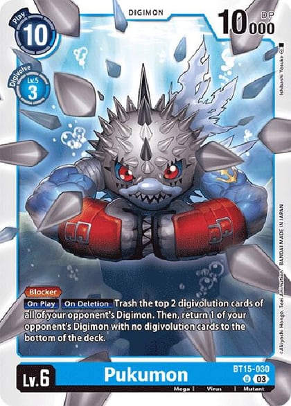 Pukumon, Exceed Apocalypse BT15-030 U