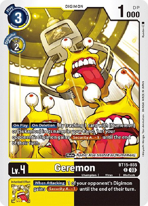 Geremon, Exceed Apocalypse BT15-035 C