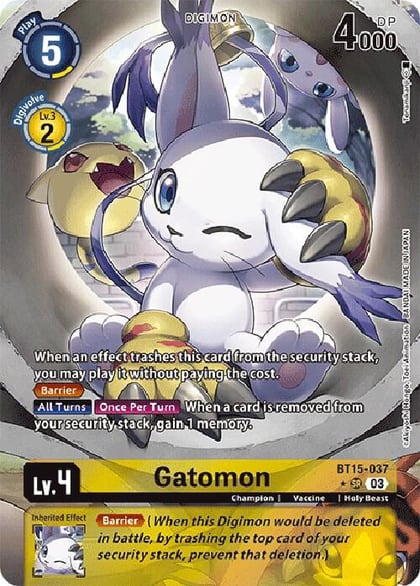 Gatomon (Alternate Art), Exceed Apocalypse BT15-037 SR