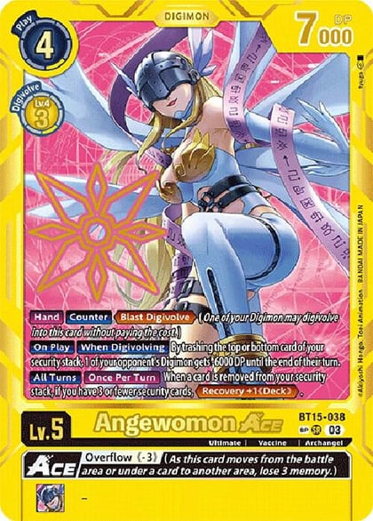 Angewomon ACE (Special Rare), Exceed Apocalypse BT15-038 SP