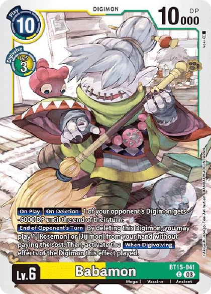 Babamon, Exceed Apocalypse BT15-041 C
