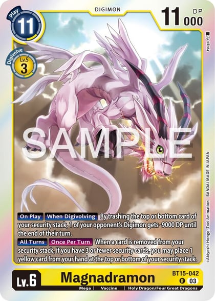 Magnadramon, Exceed Apocalypse BT15-042 R