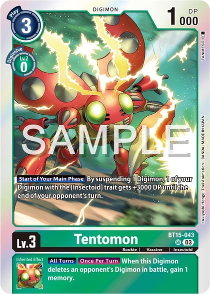 Tentomon, Exceed Apocalypse BT15-043 SR