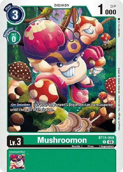 Mushroomon, Exceed Apocalypse BT15-044 C