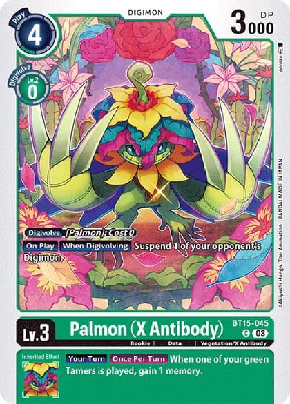Palmon (X Antibody), Exceed Apocalypse BT15-045 C