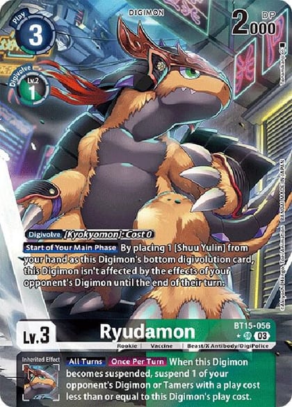 Ryudamon (Alternate Art), Exceed Apocalypse BT15-056 SR