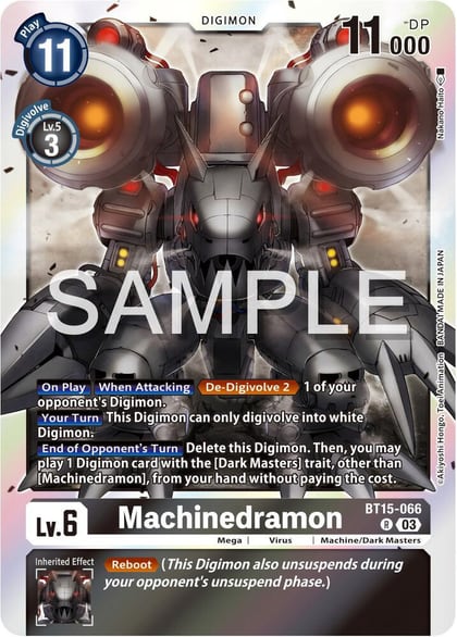 Machinedramon, Exceed Apocalypse BT15-066 R