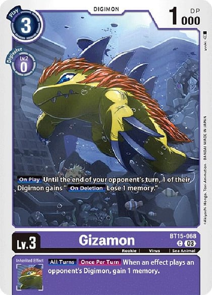 Gizamon, Exceed Apocalypse BT15-068 C