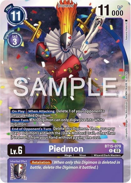 Piedmon, Exceed Apocalypse BT15-079 R