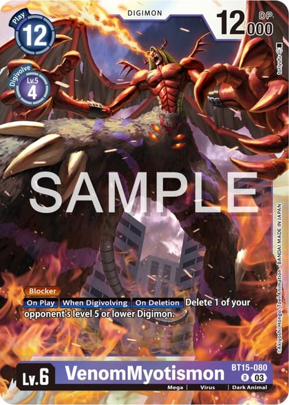 VenomMyotismon, Exceed Apocalypse BT15-080 R