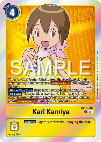 Kari Kamiya, Exceed Apocalypse BT15-084 R