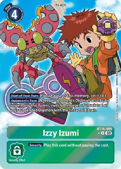 Izzy Izumi (Alternate Art), Exceed Apocalypse BT15-085 R