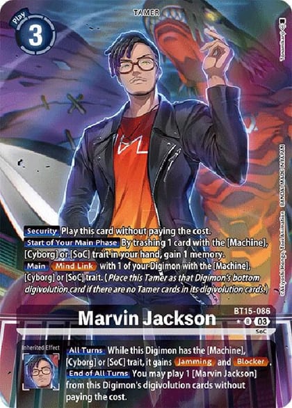 Marvin Jackson (Alternate Art), Exceed Apocalypse BT15-086 R