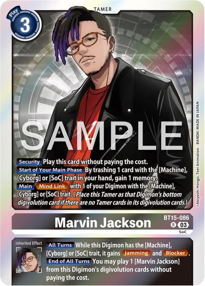 Marvin Jackson, Exceed Apocalypse BT15-086 R