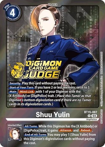 Shuu Yulin (Judge Pack 6), Exceed Apocalypse BT15-087 R