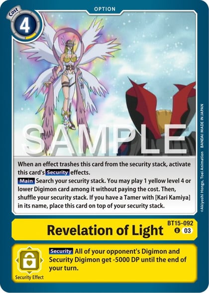 Revelation of Light, Exceed Apocalypse BT15-092 U