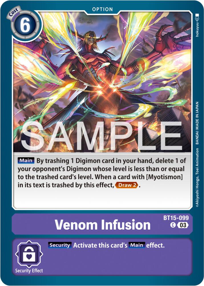 Venom Infusion, Exceed Apocalypse BT15-099 C