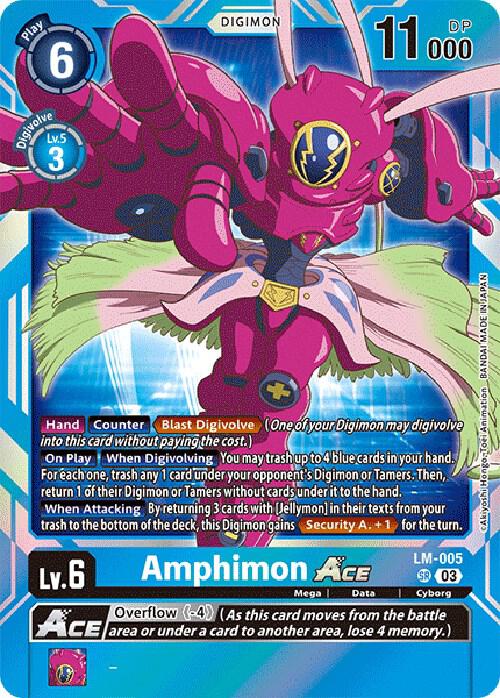 Amphimon ACE (English Exclusive), Exceed Apocalypse LM-005 SR