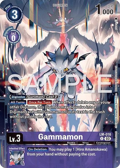 Gammamon (Sinister Order Legend Pack), Exceed Apocalypse LM-016 R