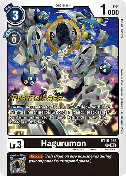 Hagurumon, Exceed Apocalypse Pre-Release Cards BT15-055 U