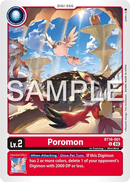 Poromon, Beginning Observer BT16-001 U