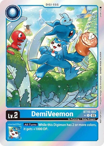 DemiVeemon (Box Promotion Pack: Beginning Observer), Beginning Observer BT16-002 U