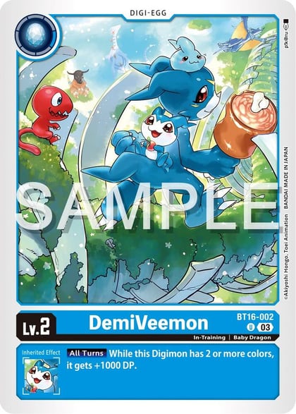 DemiVeemon, Beginning Observer BT16-002 U