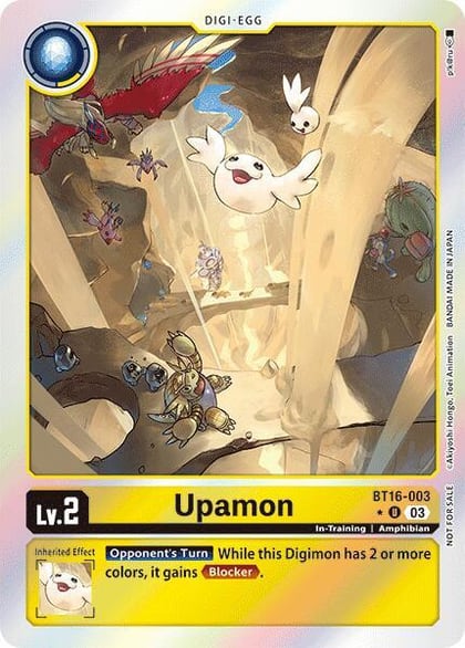 Upamon (Box Promotion Pack: Beginning Observer), Beginning Observer BT16-003 U