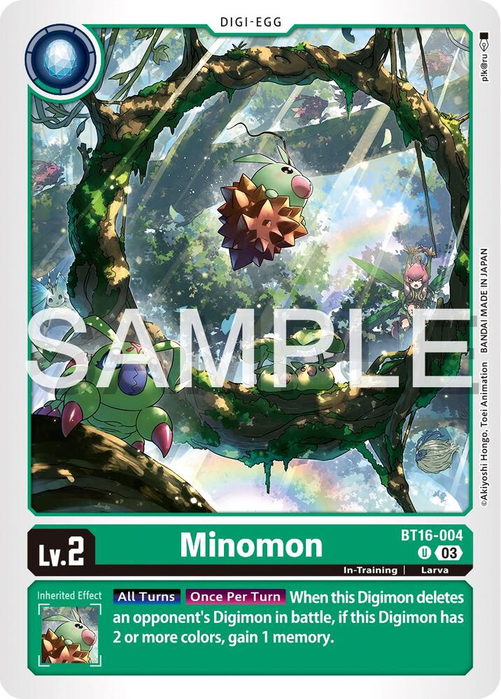 Minomon, Beginning Observer BT16-004 U