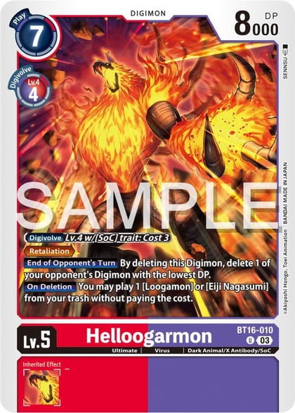 Helloogarmon, Beginning Observer BT16-010 U