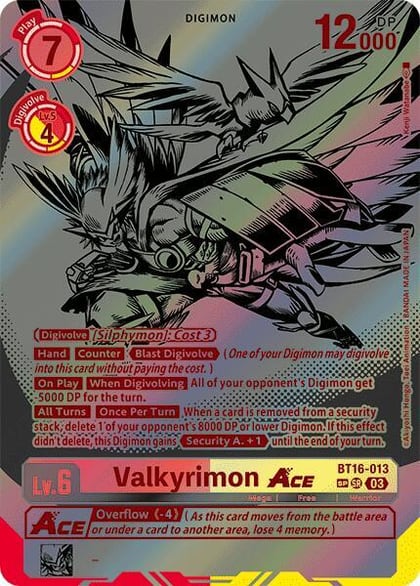 Valkyrimon ACE (Textured), Beginning Observer BT16-013 SR