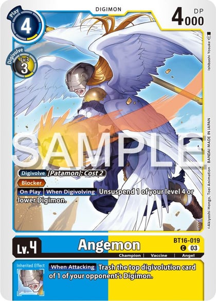 Angemon, Beginning Observer BT16-019 C