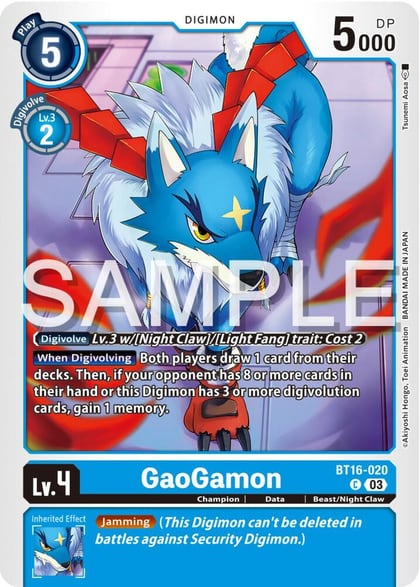 GaoGamon, Beginning Observer BT16-020 C