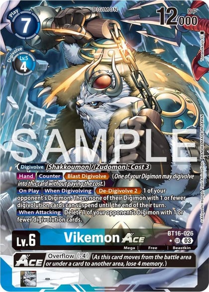 Vikemon ACE (Alternate Art), Beginning Observer BT16-026 SR