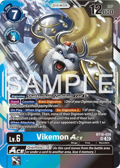 Vikemon ACE, Beginning Observer BT16-026 SR