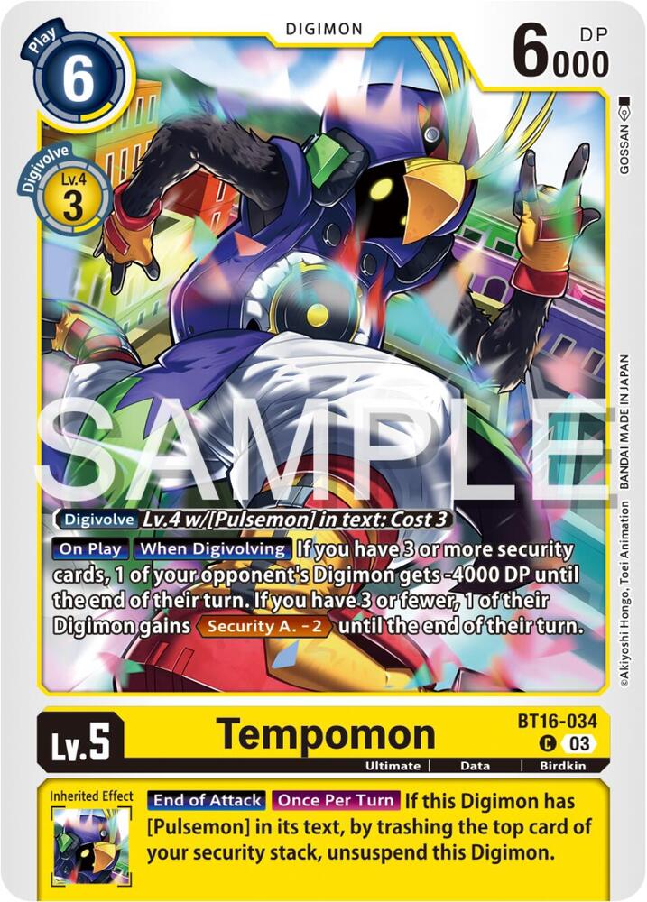 Tempomon, Beginning Observer BT16-034 C