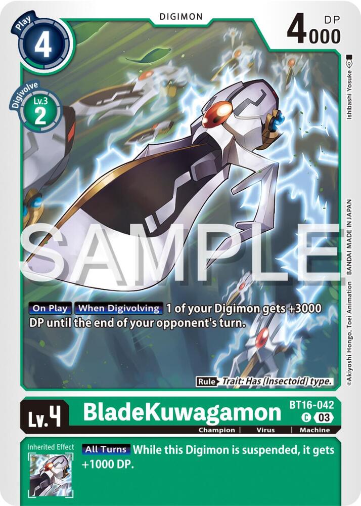 BladeKuwagamon, Beginning Observer BT16-042 C