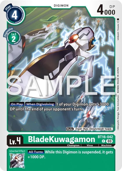BladeKuwagamon, Beginning Observer BT16-042 C