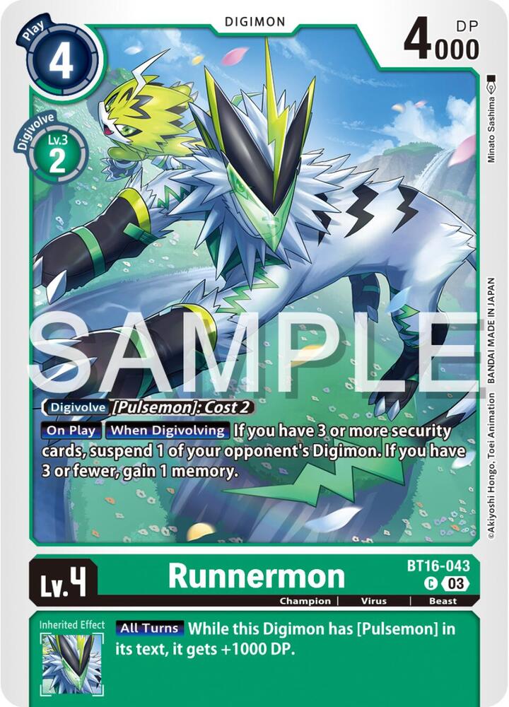 Runnermon, Beginning Observer BT16-043 C