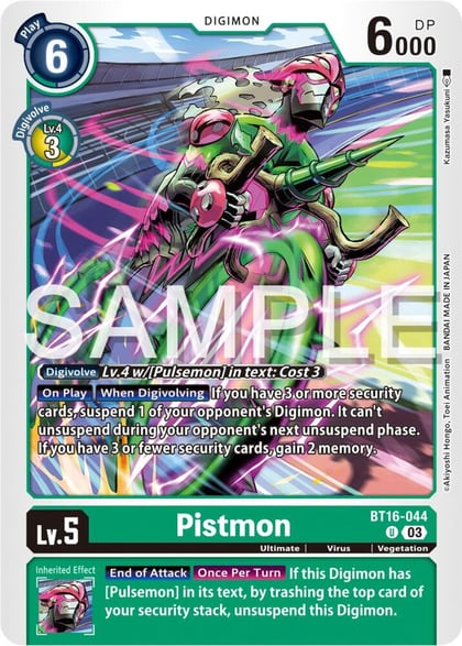 Pistmon, Beginning Observer BT16-044 U