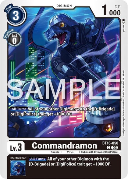 Commandramon, Beginning Observer BT16-050 C