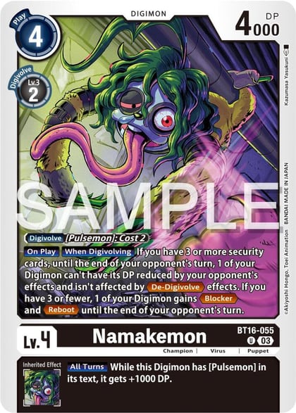 Namakemon, Beginning Observer BT16-055 U
