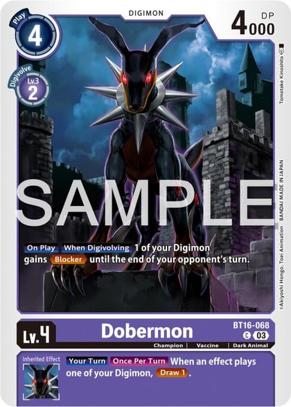 Dobermon, Beginning Observer BT16-068 C
