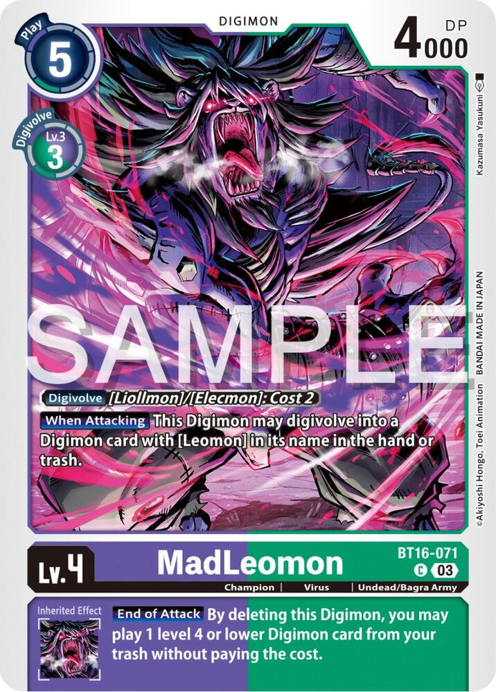 MadLeomon, Beginning Observer BT16-071 C