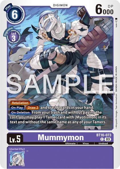Mummymon, Beginning Observer BT16-073 C