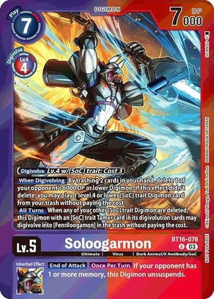 Soloogarmon (Event Pack 7), Beginning Observer BT16-076 U