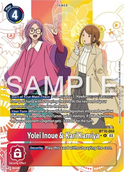 Yolei Inoue & Kari Kamiya (Alternate Art), Beginning Observer BT16-084 R